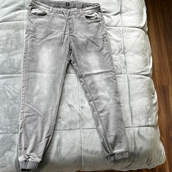 Grey mens jeans - Picture 2 of 6